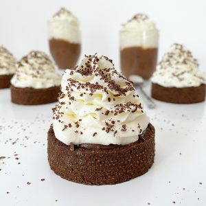 Tartelettes façon liégeois au chocolat